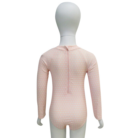 Malla Infantil Entera con Mangas Frozen Talle 2/6 SALMON