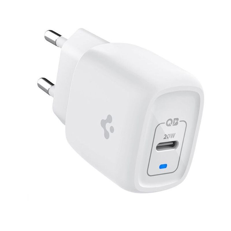 Adaptador de Carga Spigen USB-C 20W Black ACH2021 Adaptador de Carga Spigen USB-C 20W Black ACH2021