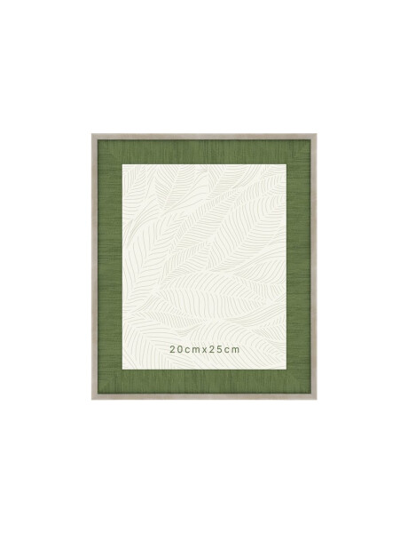 PORTARRETRATO PS 20X25CM TEXTURADA NATURAL Y VERDE PORTARRETRATO PS 20X25CM TEXTURADA NATURAL Y VERDE