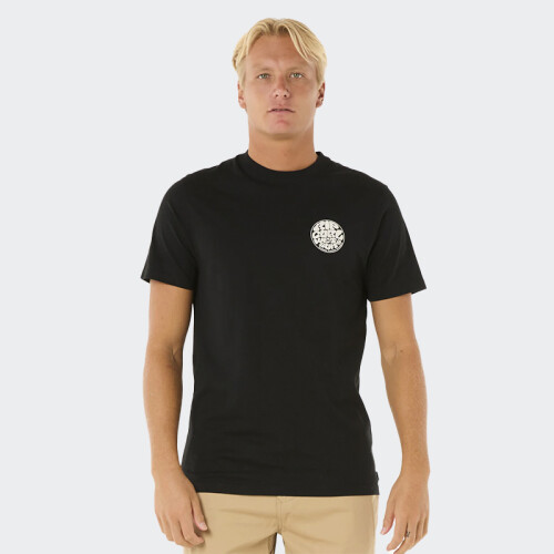 Remera Rip Curl MC Rip Curl Wettie Icon Negro
