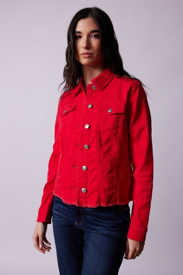 Camperita Jean Flecos ROJO