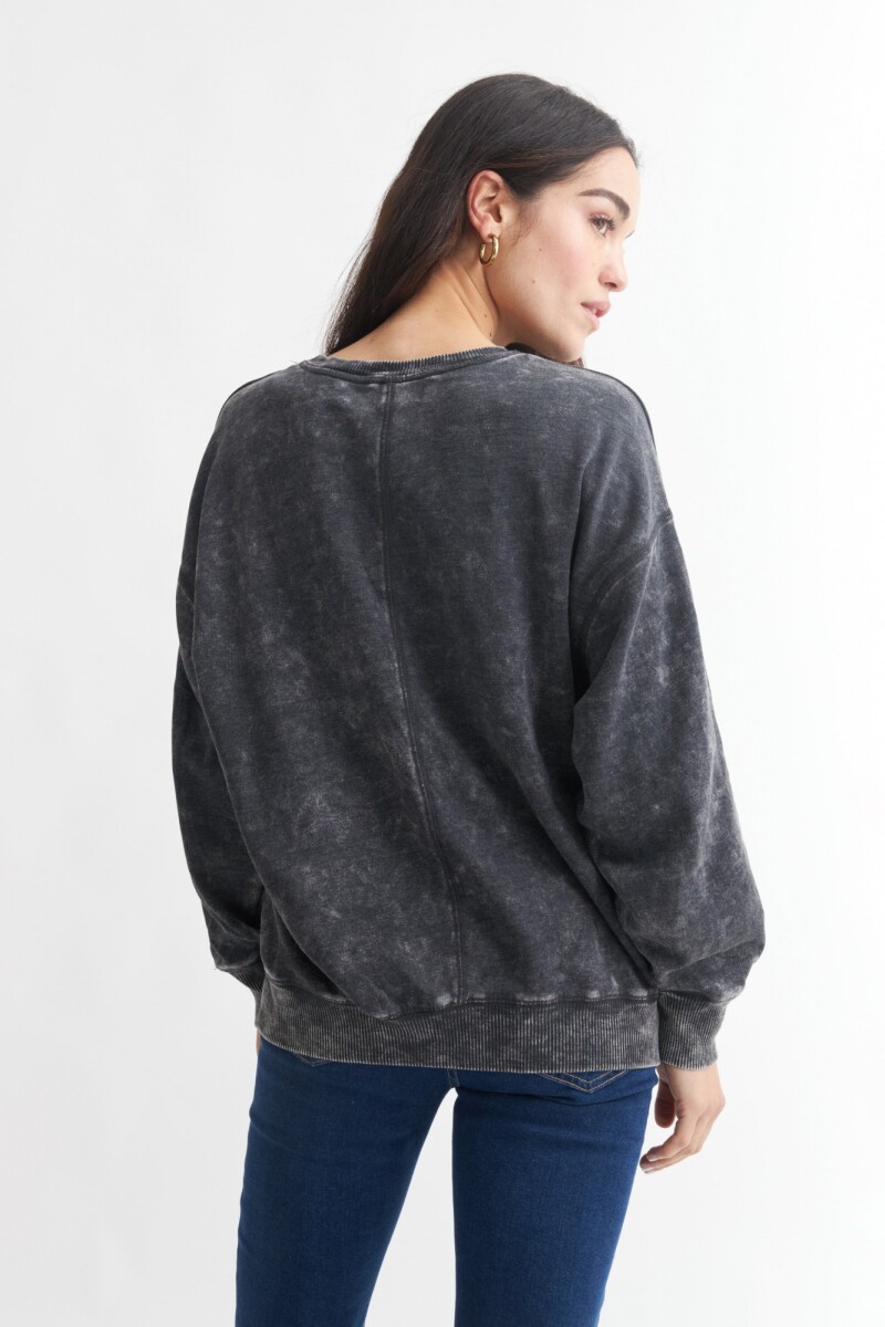 Buzo acid wash NEGRO