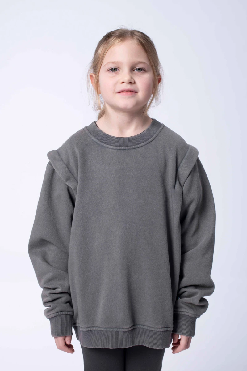 Buzo deportivo estampa Gris