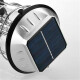 Farol recargable con dinamo solar 12 V NEGRO