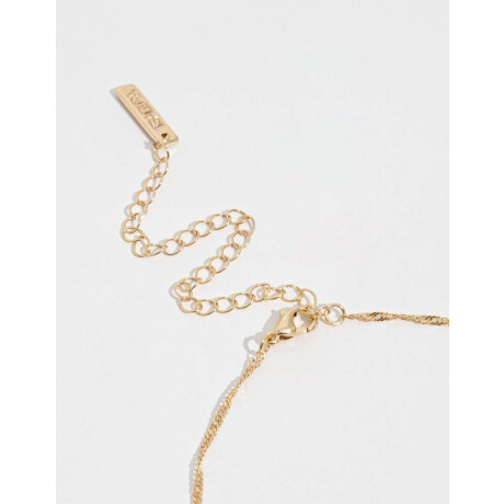 Collar Con Dije De Gota Dorado