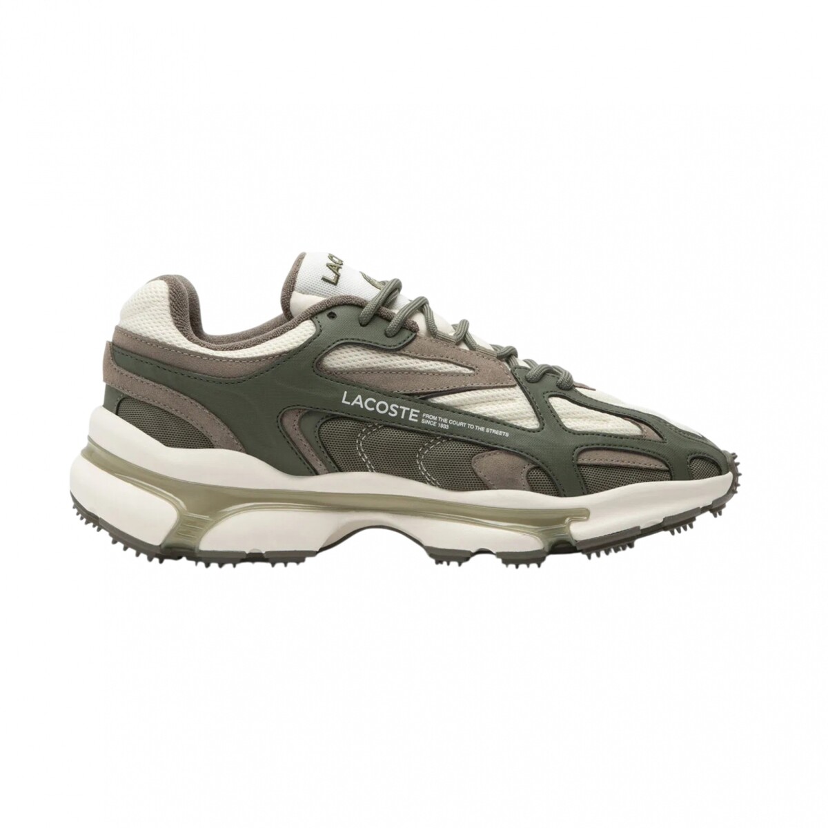 Championes LACOSTE Upper - Green & Olive 