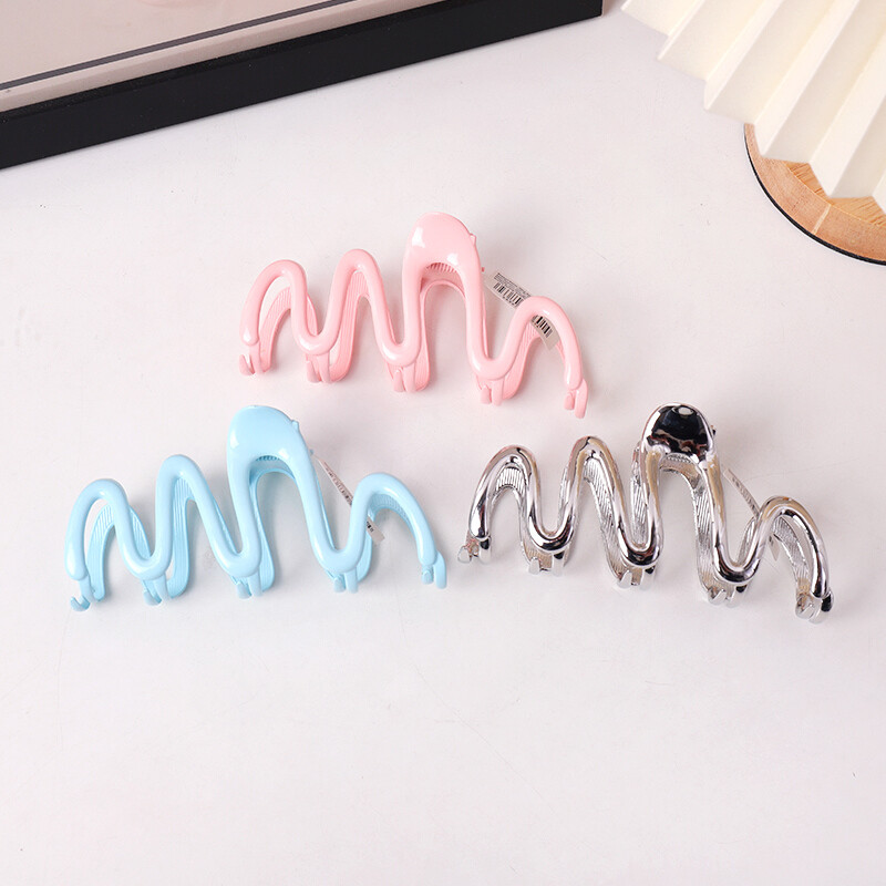 Pinza Para El Cabello - Metal Ondulado Pinza Para El Cabello - Metal Ondulado