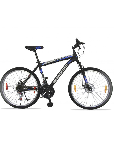 Bicicleta Montaña Baccio Alpina X Man rodado 26" con 21 cambios Negro con Azul