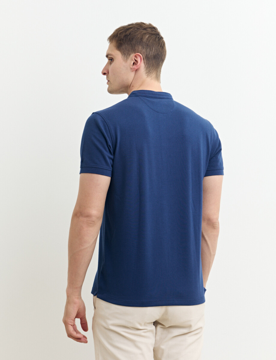 520750 REMERA HARRINGTON LABEL Azul