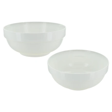 BOWL CERAMICA BLANCA LISO DE ENSALADA 20.5X9CM 1500ML H137 Q22 BOWL CERAMICA BLANCA LISO DE ENSALADA 20.5X9CM 1500ML H137 Q22