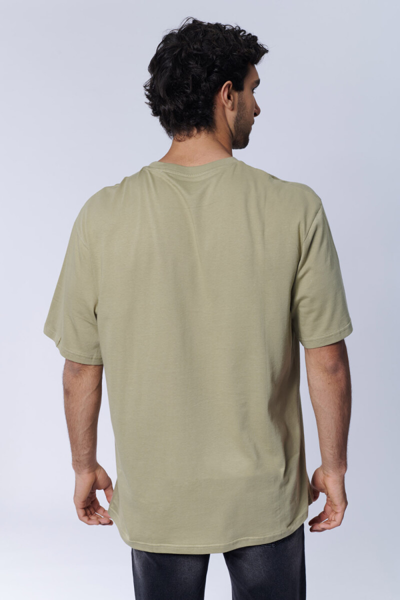 Remera oversize Parche Verde