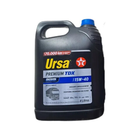 ACEITE 15W40 TEXACO URSA TDX 4LT Aceite 15w40 Texaco Ursa Tdx 4lt