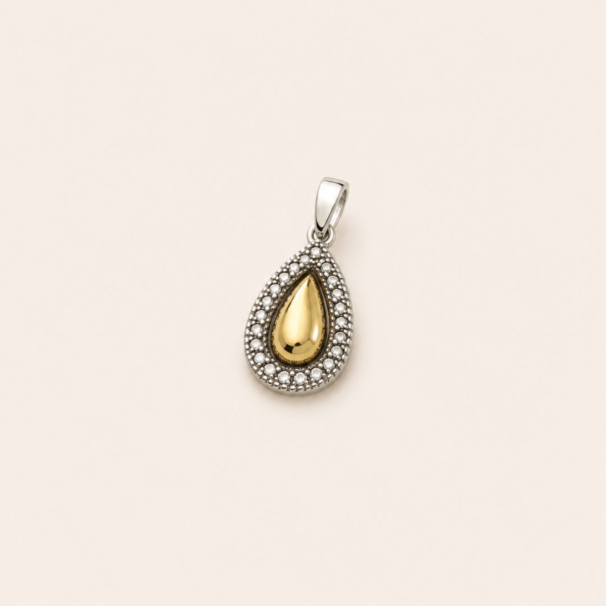 Dije Drop - Plata y Oro 