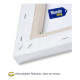 Pack X 5 Lienzo Bastidor 25x25cm Cuadro Pintura Oleo Blanco Blanco