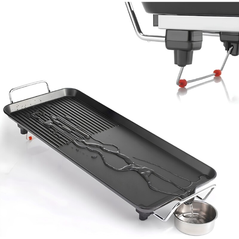 Plancha Y Parrilla Eléctrica Grande 68 X 29 Cm 220 V Plancha Y Parrilla Eléctrica Grande 68 X 29 Cm 220 V