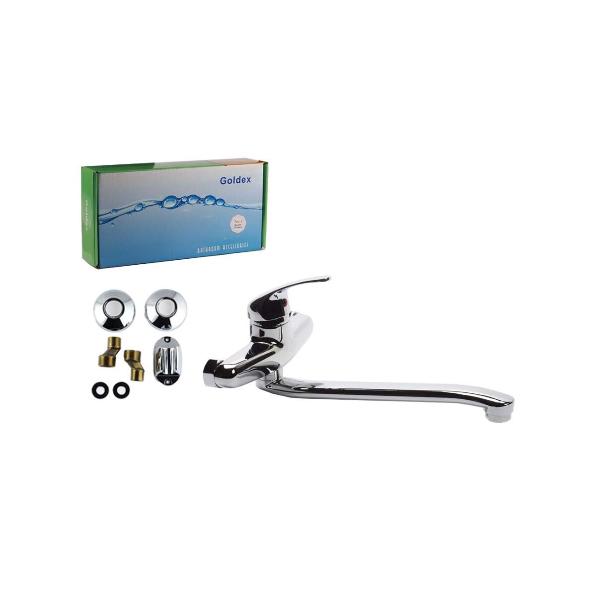 Monocomando Cocina Pared 15cm 35mm Goldex 