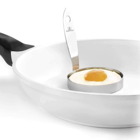 Molde de Huevo Redondo de Acero Inoxidable 8.5 cm Molde de Huevo Redondo de Acero Inoxidable 8.5 cm