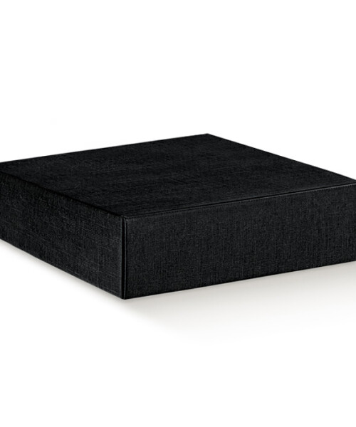 Caja rígida 4 botellas 34x37x9 - 13759 - SETA NERO Caja rígida 4 botellas 34x37x9 - 13759 - SETA NERO
