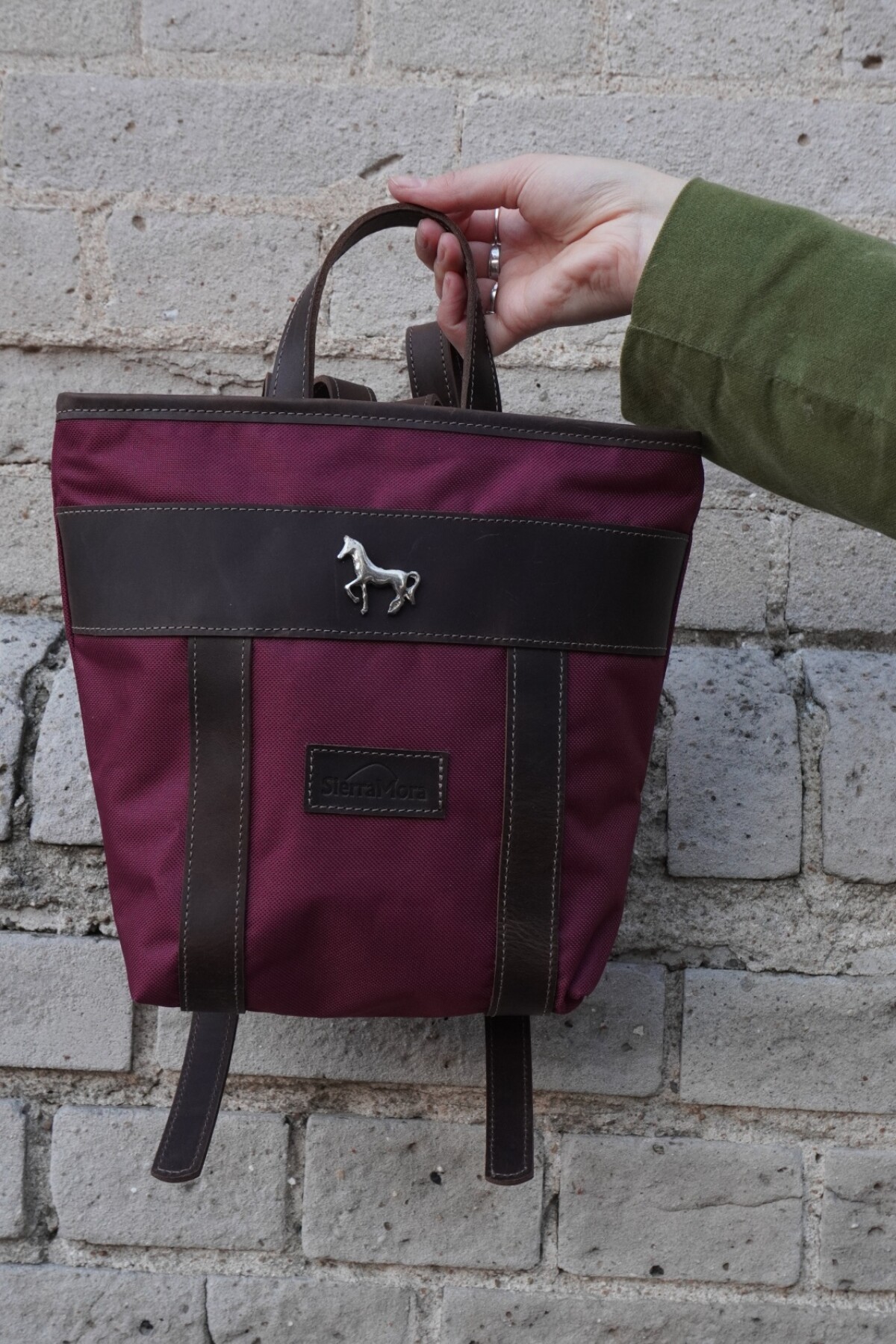 Mini Mustang Backpack Chocolate / Bordeaux