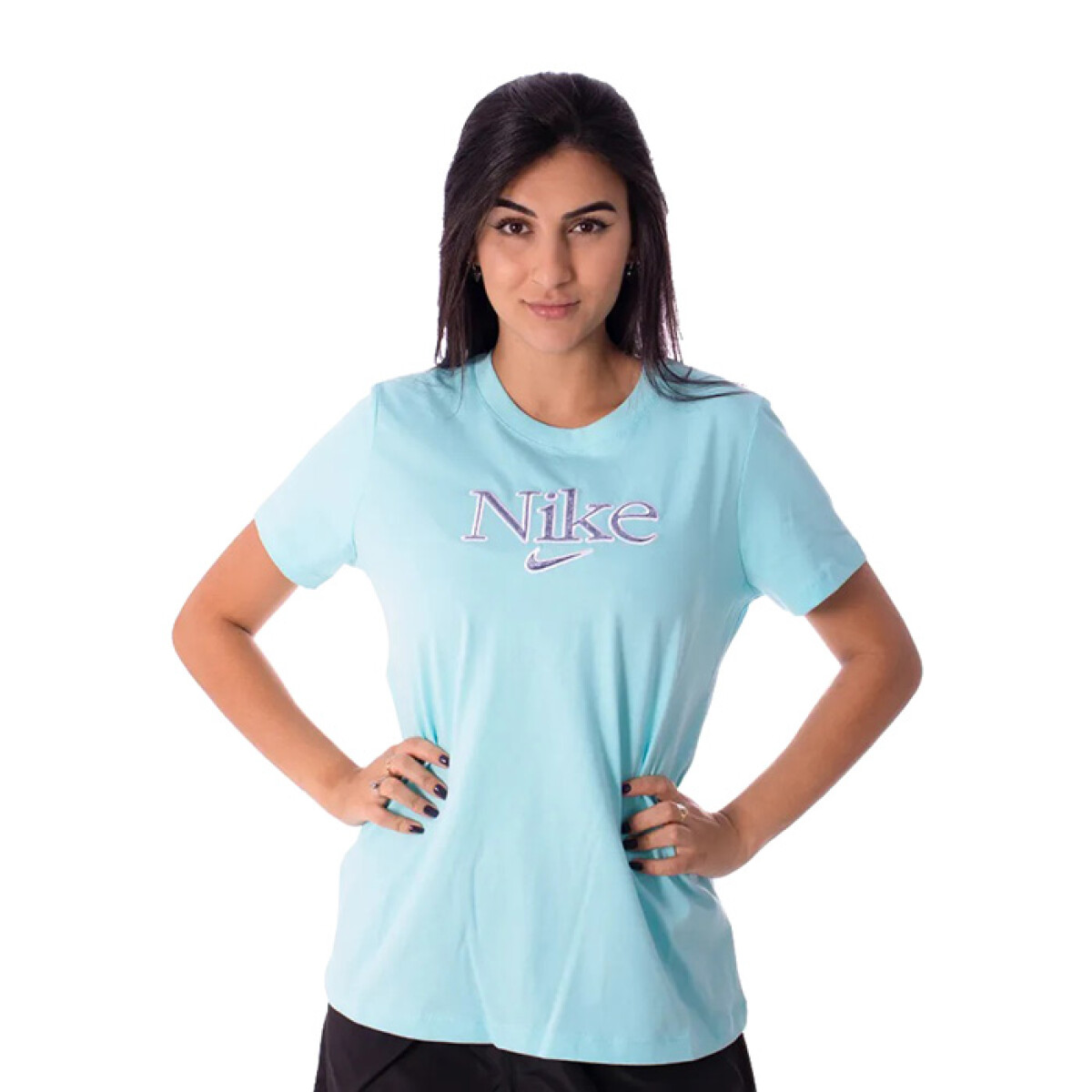 Sportwear - Nike - NIKE BUZO W NSW TEE FEMME COPA de Mujer - DJ1818-482 - Celeste 