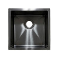 PILETA SIMPLE 304 COLOR NEGRO 44x44x20 CM Pileta Simple 304 Color Negro 44x44x20 Cm