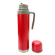 Termo Comet 750 ml Acero Inoxidable con Asa Fija y Pico Cebador Rojo