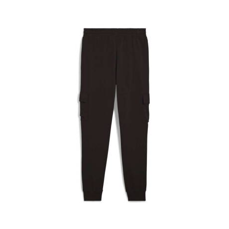 Pantalón Largo ESS No.1 Logo Cargo TR Chupín de Hombre Negro