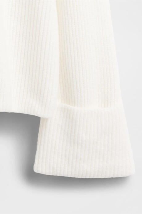 Buzo Cashsoft Mujer Ivory Frost