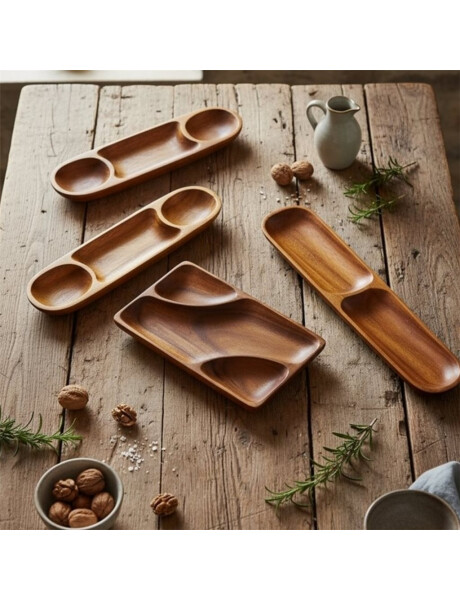 COPETINERO OVAL 3 DIVISIONES MADERA 41X13X4CM COPETINERO OVAL 3 DIVISIONES MADERA 41X13X4CM