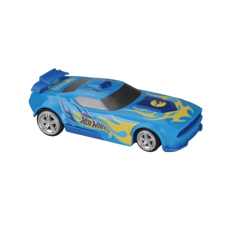 Auto a fricción Hot Wheels Pull Back Racers 13cm AUTO AZUL