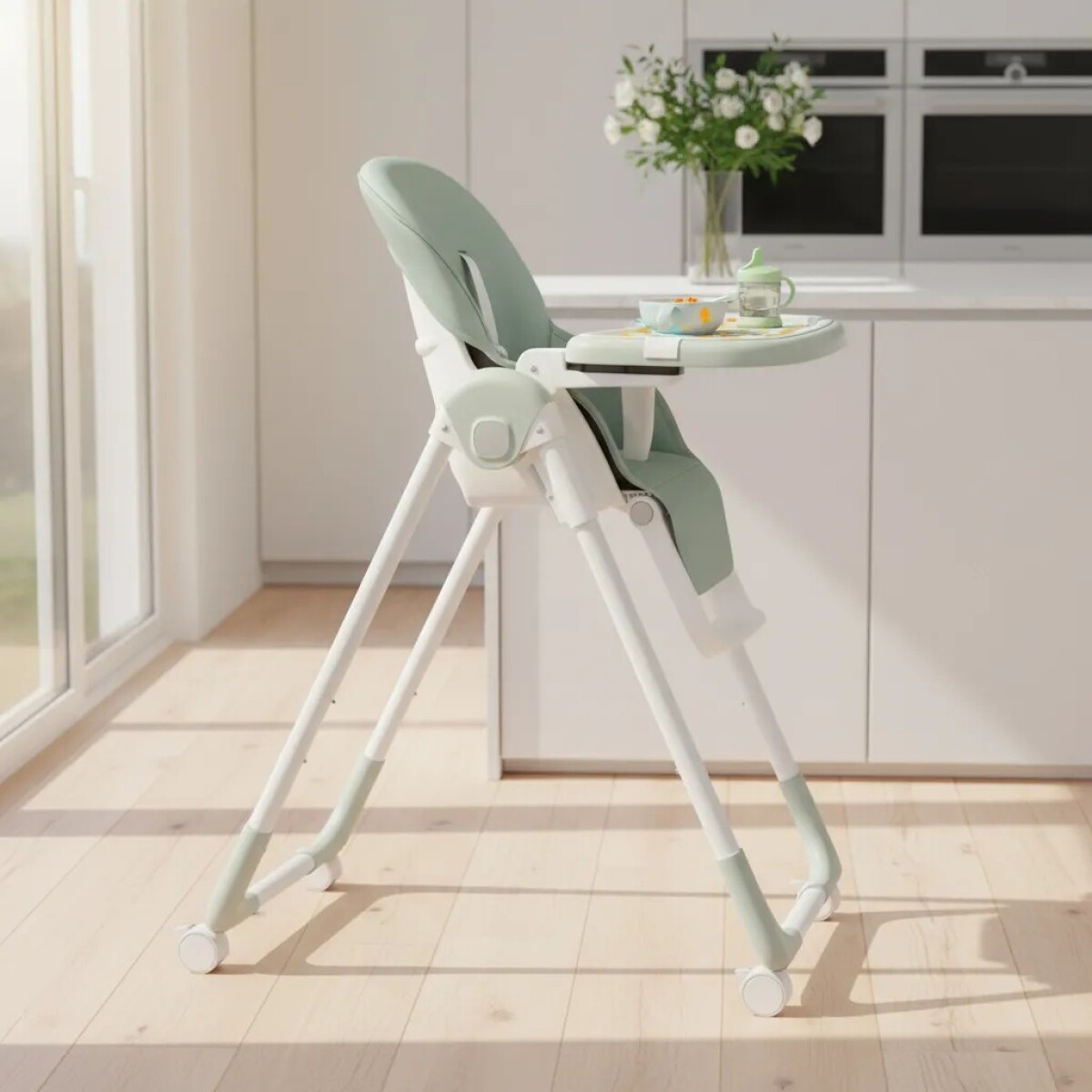 Silla de comer SPICY KIKKABOO - mint 