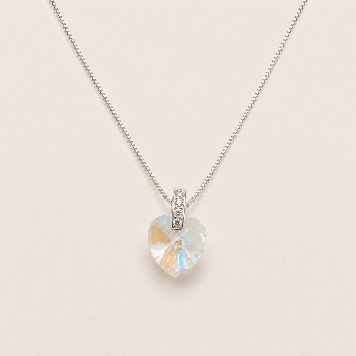 Collar Crystal Heart - Plata 925 