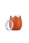 MATE TERRANO ACERO C/ TAPA 130ML TERRACOTA