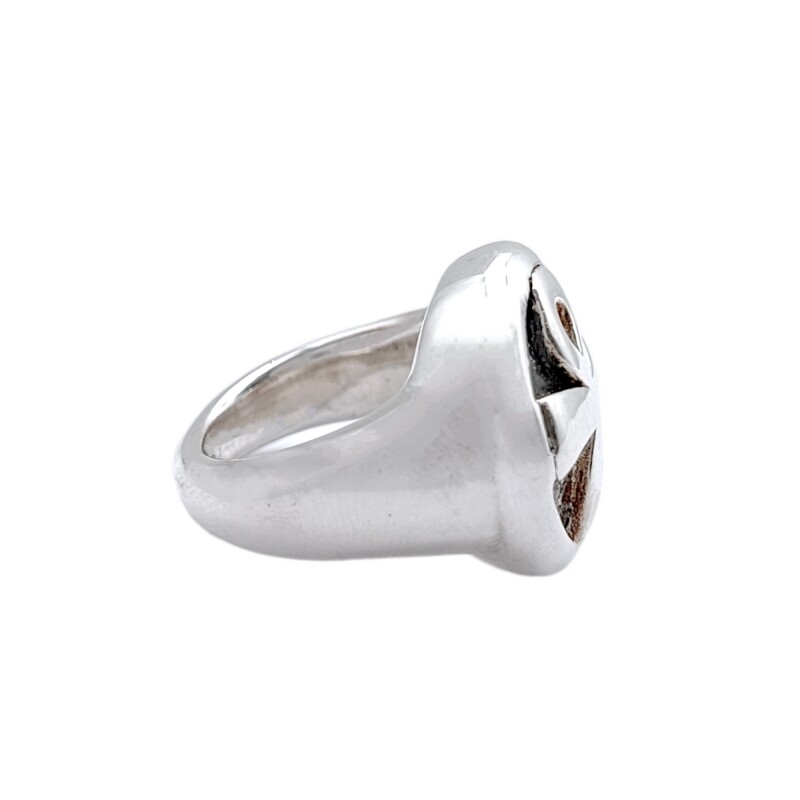 Anillo Cruz Egipcia-Plata 925 Inflada-Sin Piedra-AN3023 sinpiedra