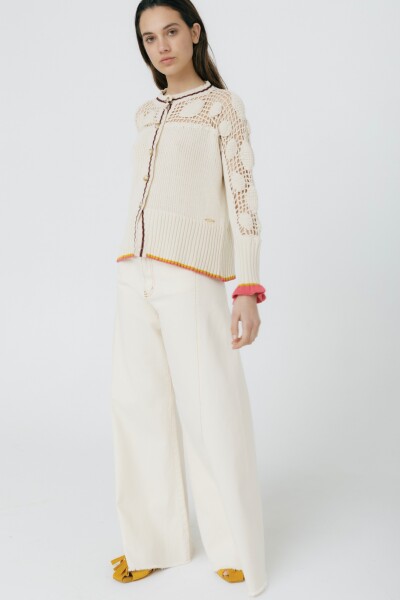 CARDIGAN CUTE COTTON Crudo