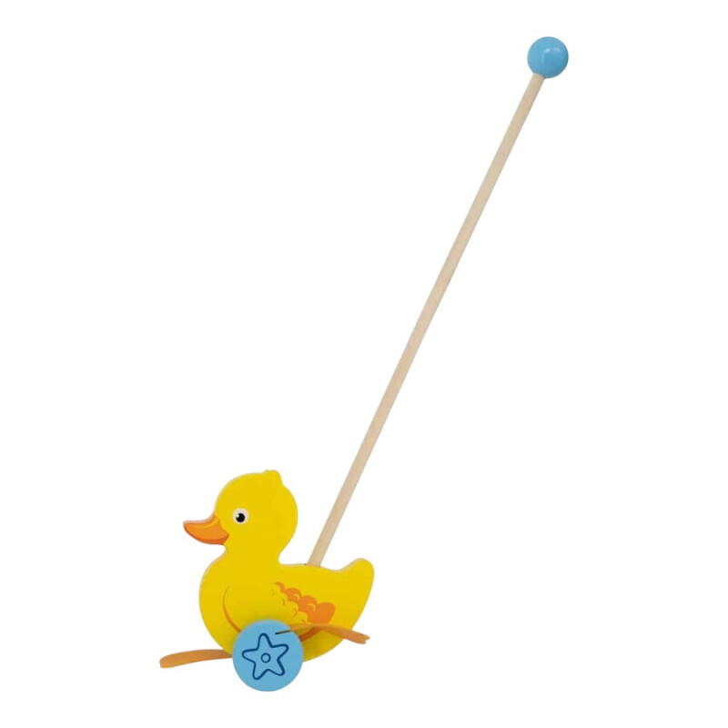 Paseador De Arrastre Pato Madera Paseador De Arrastre Pato Madera