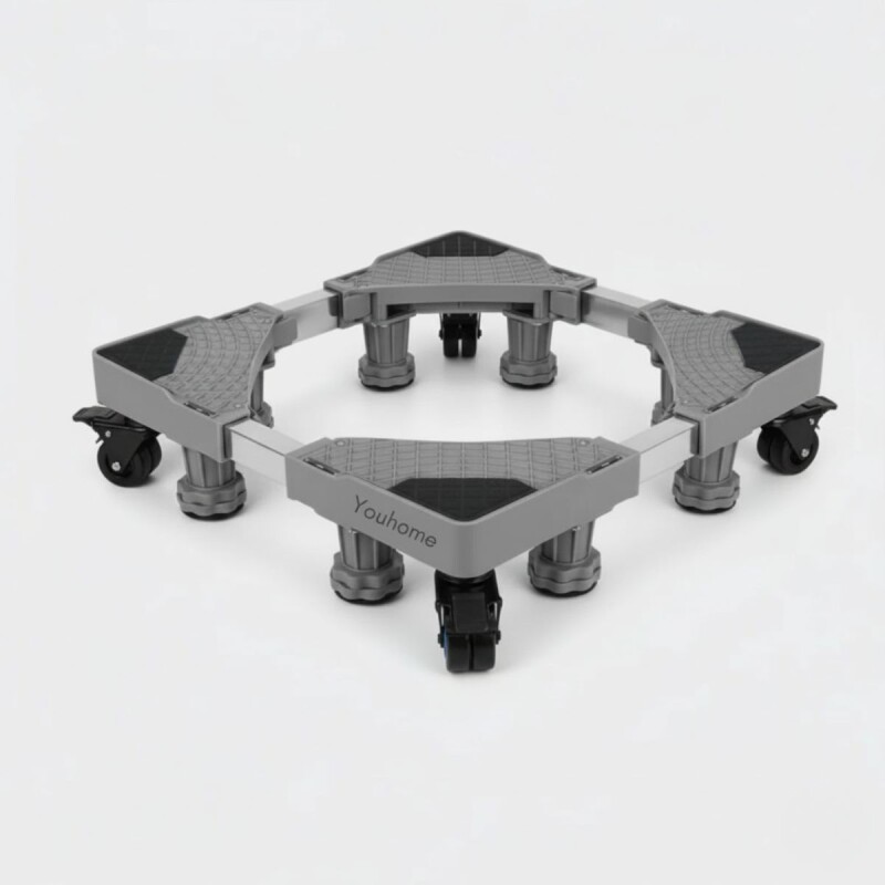 Base Soporte Lavarropa Heladera Ruedas Freno Patas Regulable Base Soporte Lavarropa Heladera Ruedas Freno Patas Regulable