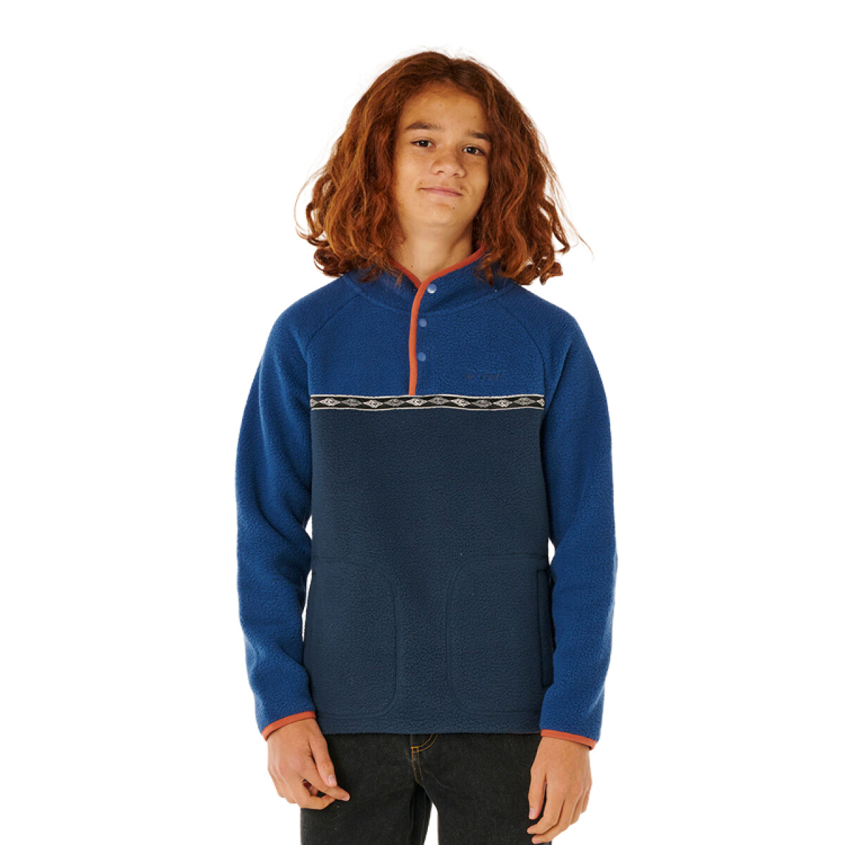 Buzo Rip Curl Heritage Polar Fleece Niño - Azul 