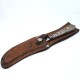 Cuchillo usado plata y oro. Hoja corneta Cuchillo usado plata y oro. Hoja corneta