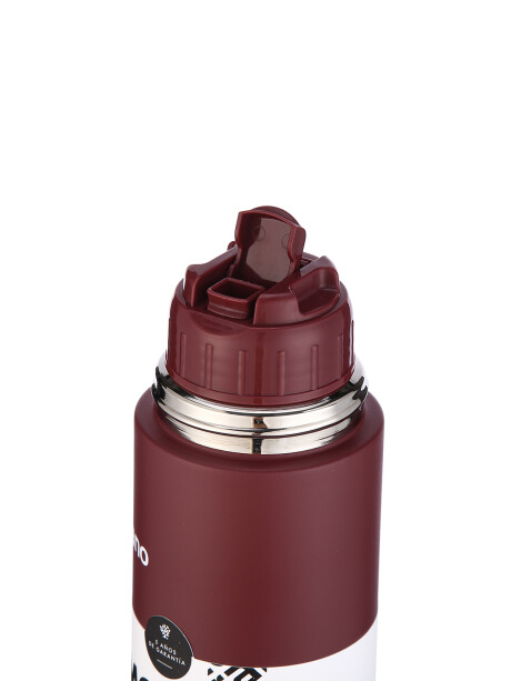 Termo Bala 750ML Metalizado Bordo