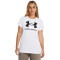 UA W SPORTSTYLE LOGO SS-BLU WHT-111