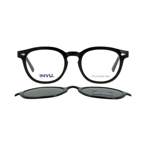 INVU Clip-On M4200E col Black polarizado Invu Clip-on M4200e Col Black Polarizado
