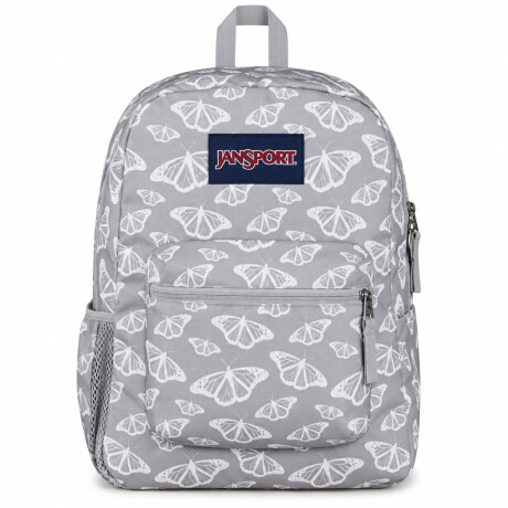 Mochila Escolar Jansport Cross Town Original Unisex Urbana Flutter By Grey