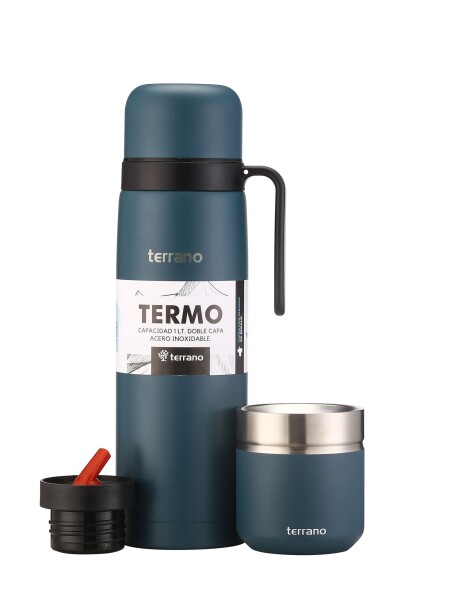 Kit Termo Manija Rigida + Mate Folkie Petróleo
