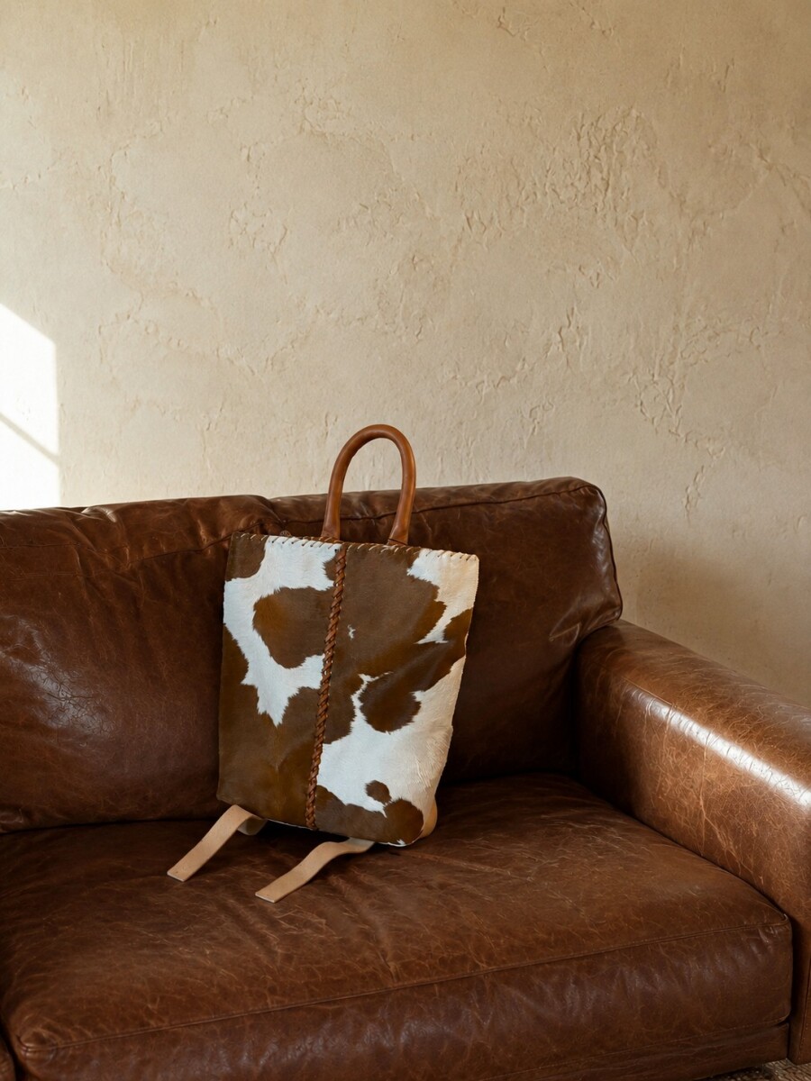 Caraguata Backpack - Cowhide Camel 