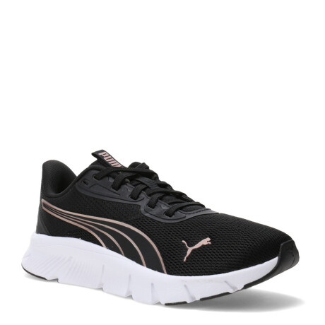 Championes de Mujer Puma Flex Focus Lite Modern Negro - Dorado