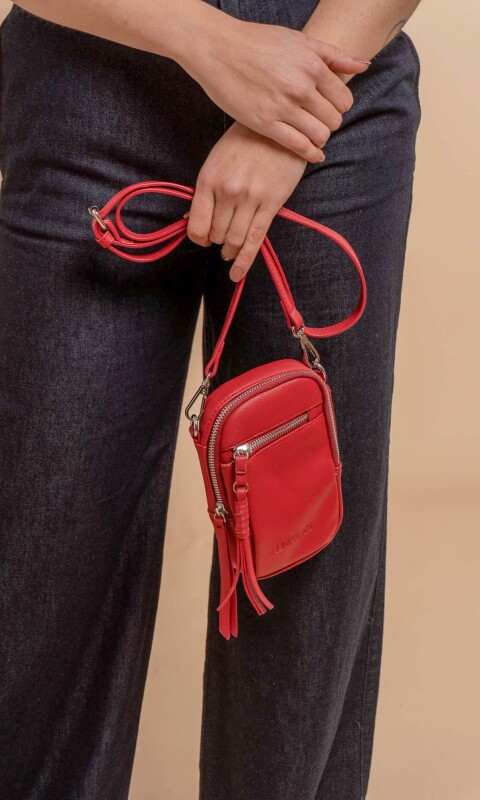 PHONE BAG ALIRA ROJO