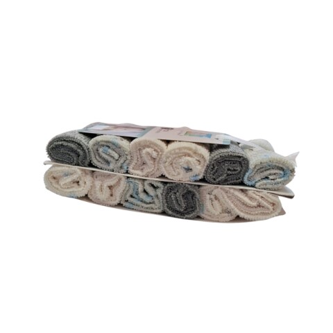 Pack x12 Babitas lavables Tono gris