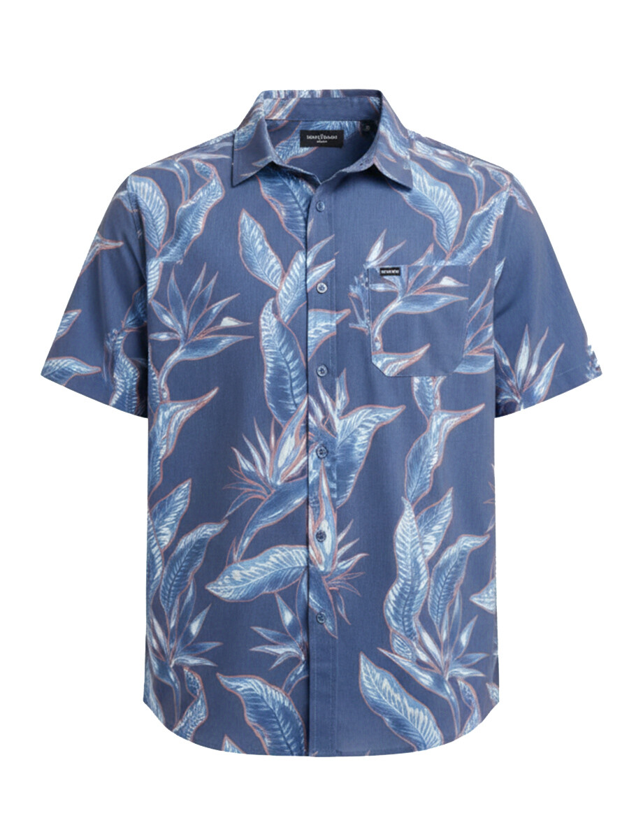 Camisa O'Neill TRVLR Tropical Blue 