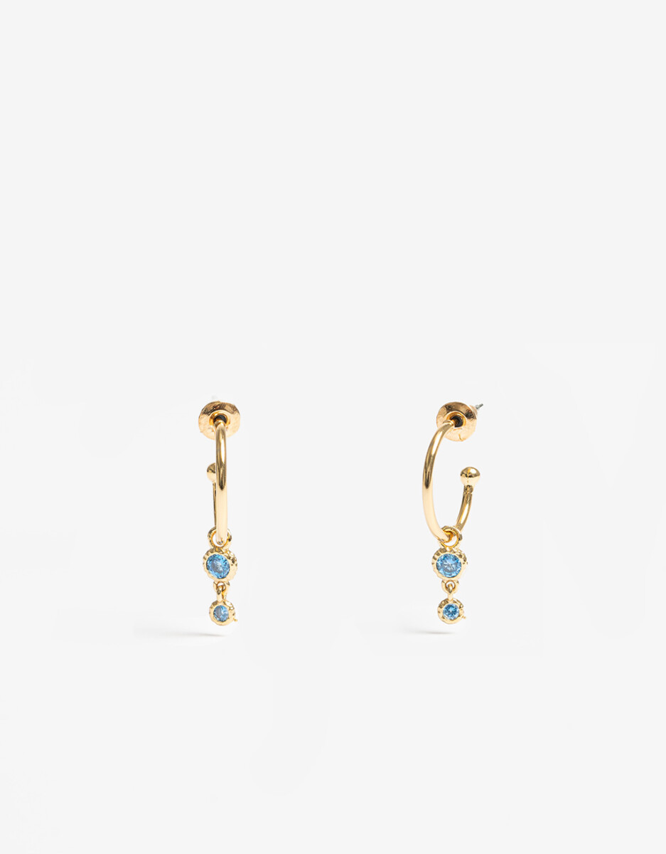 Set De Aros Con Cubic Zirconia 